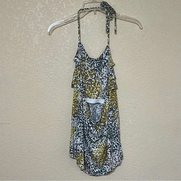 Women's Banana Republic Halter Tank Top Ruffles Size Medium - Picture 4 of 10